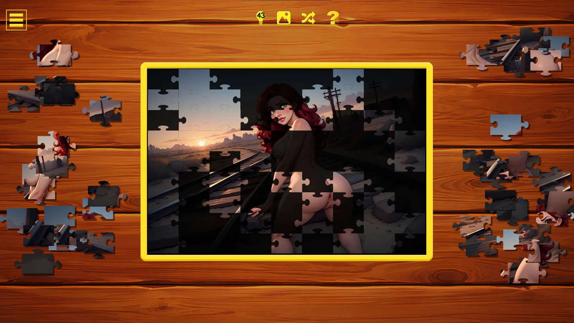 Wild West Desire - Naughty Jigsaw görsel 8