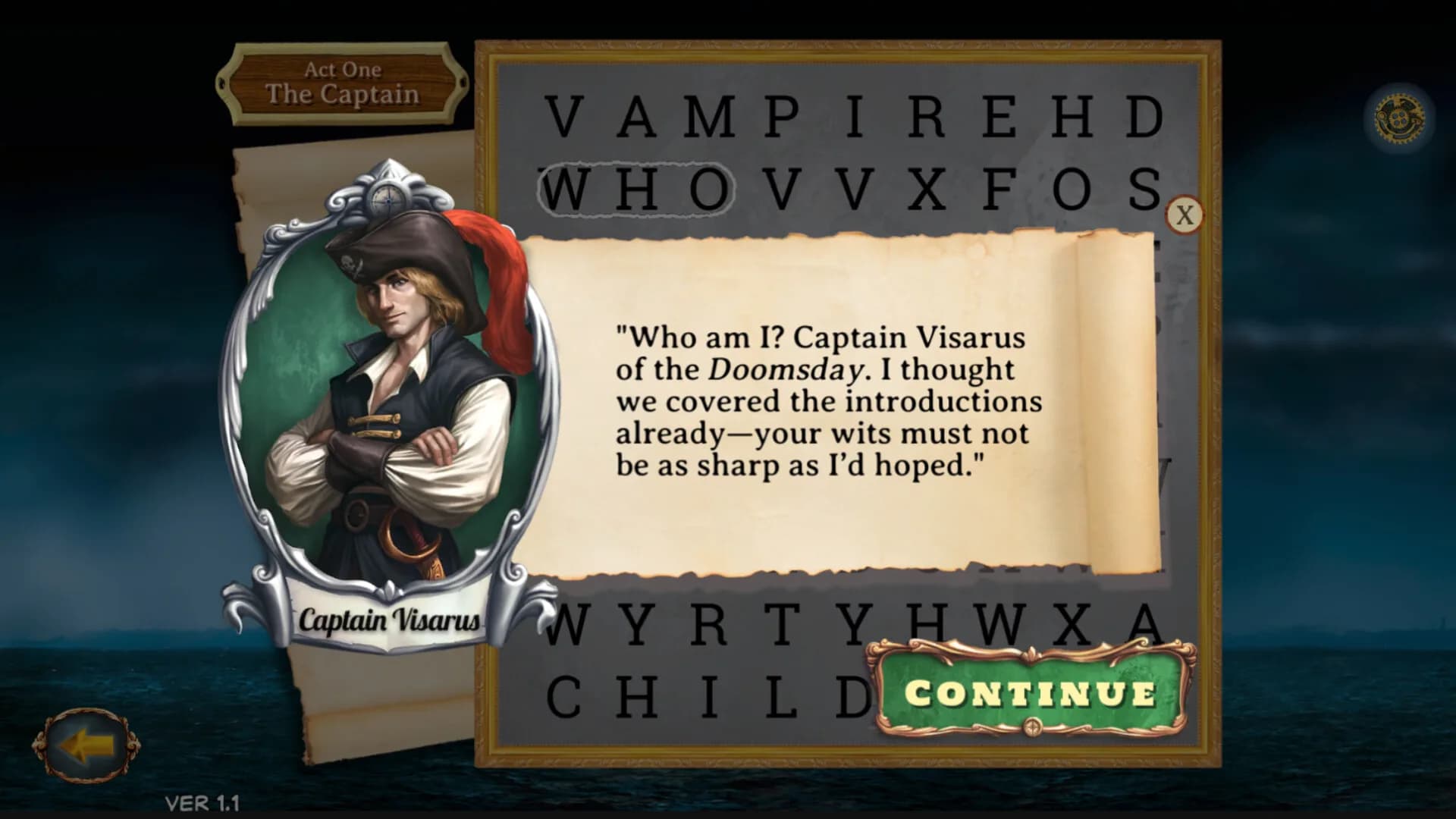 Wordventures: The Vampire Pirate görsel 5