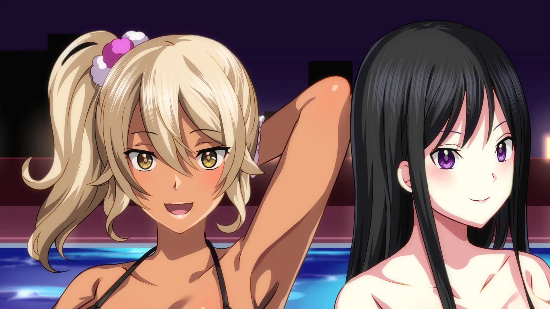 Horny Ladies at the Members-Only Pool After Dark görsel 2
