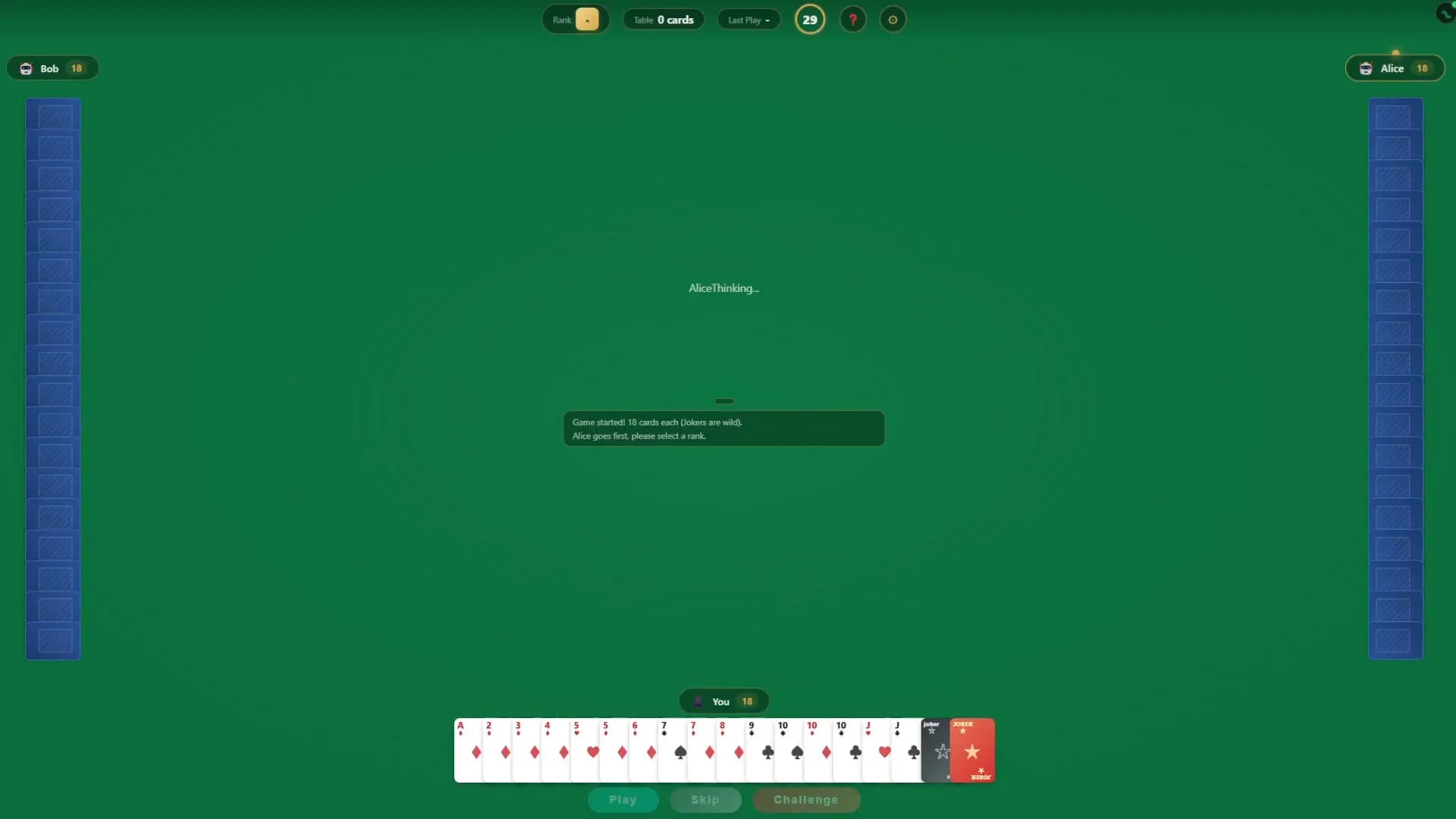 Bluff Card Game görsel 2