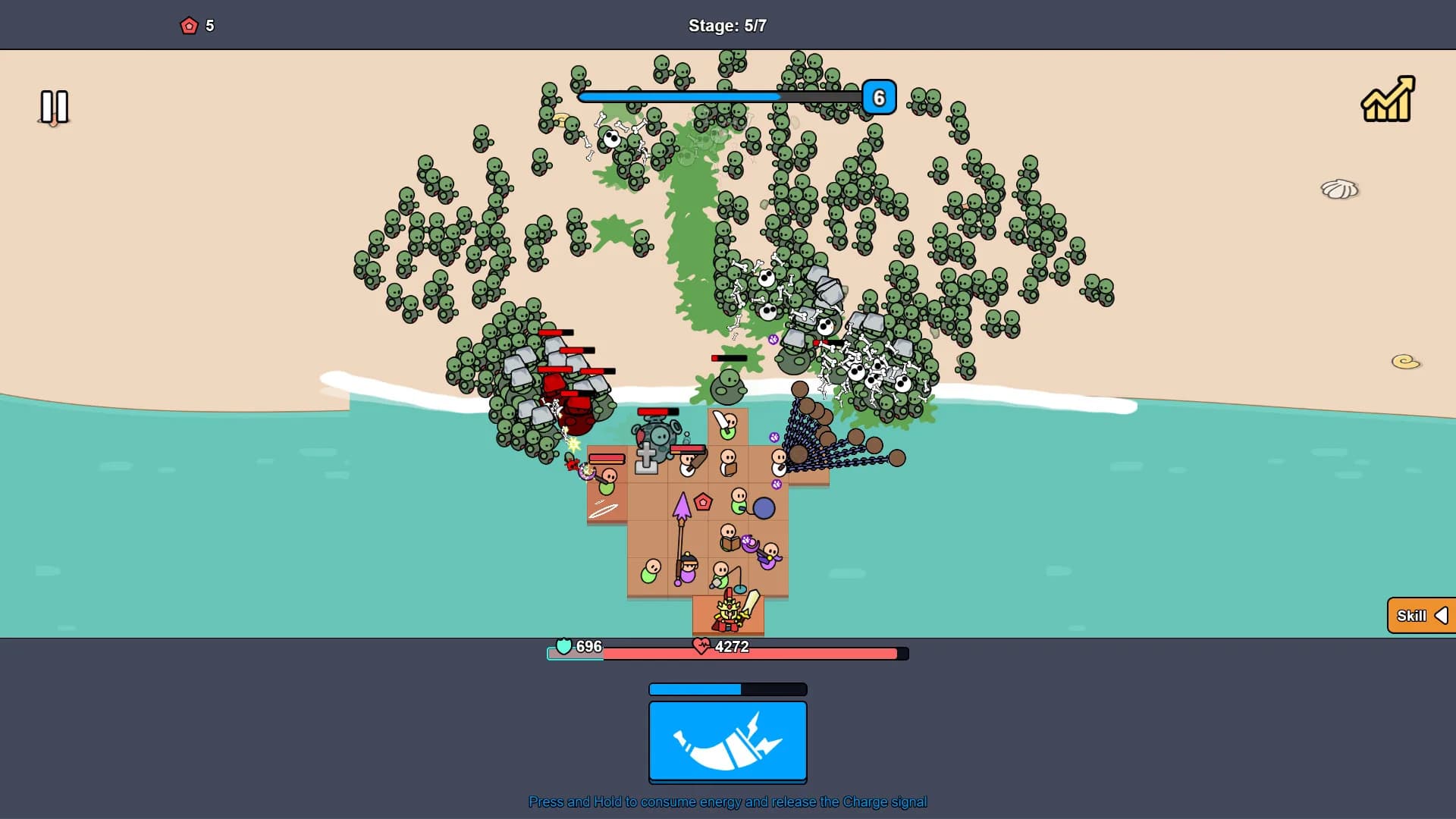 Beach Defense: Zombie Invasion görsel 2