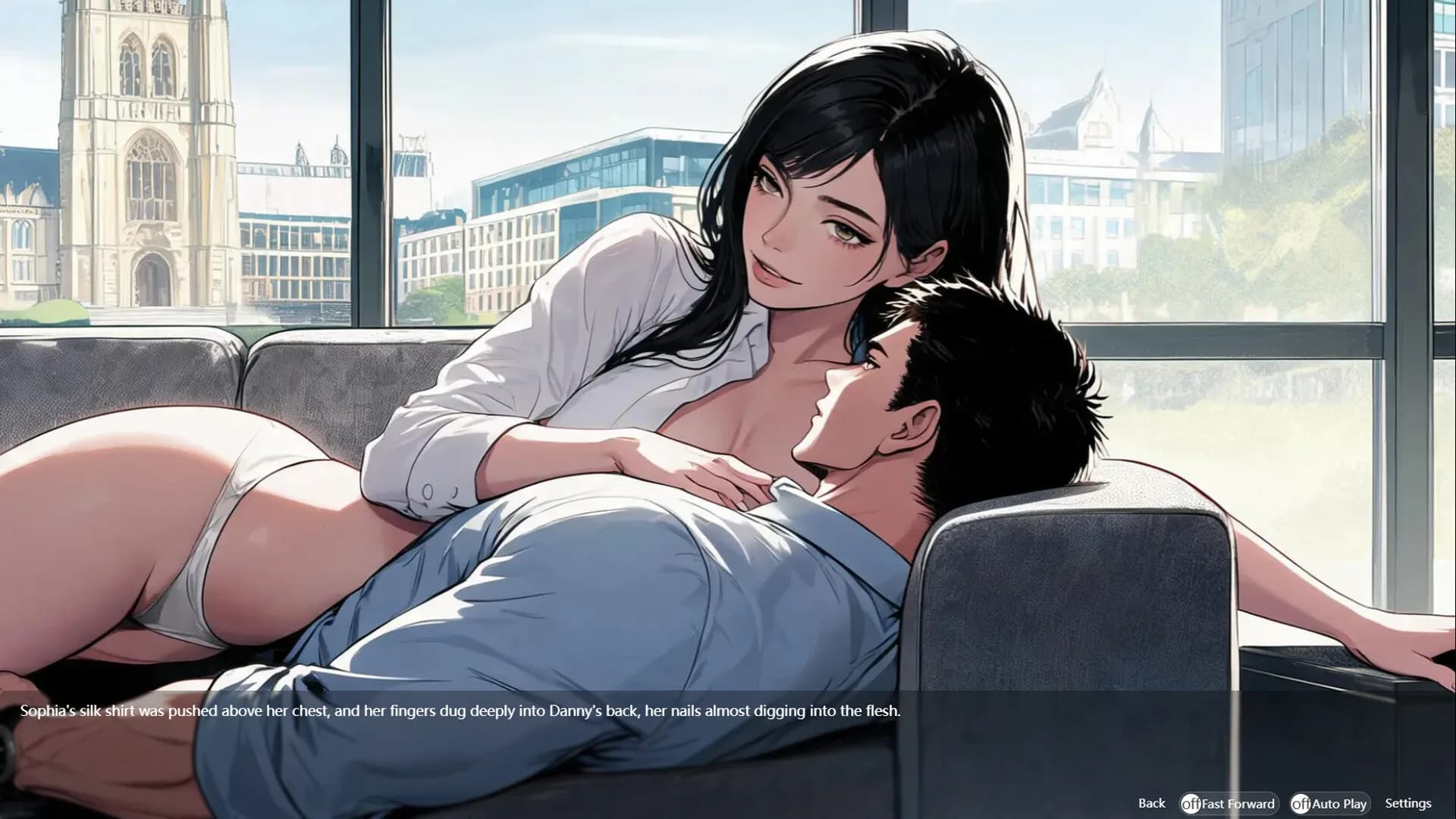 Sexy Psychologist's Wild Office Kiss görsel 3