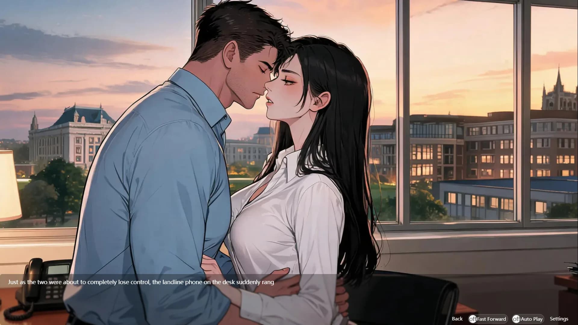 Sexy Psychologist's Wild Office Kiss görsel 6