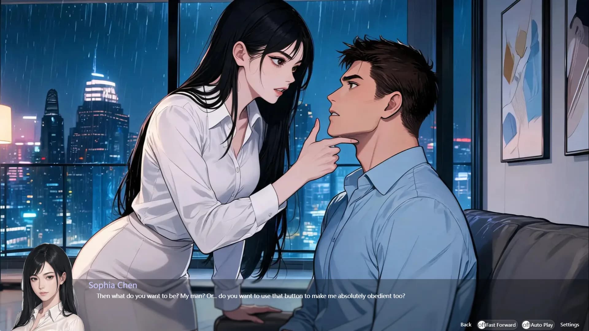 Sexy Psychologist's Wild Office Kiss görsel 8
