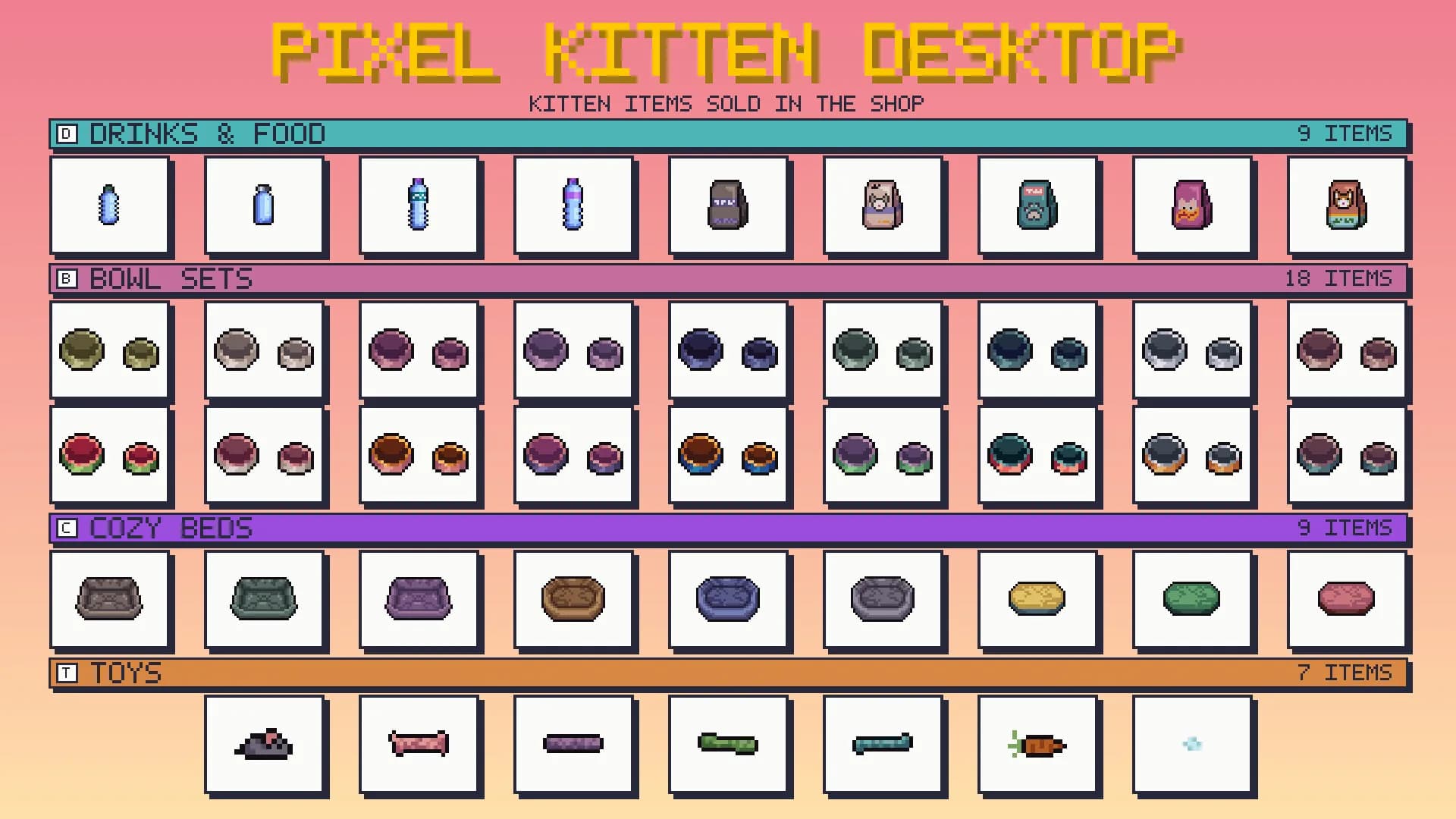 Pixel Kitten Desktop görsel 5