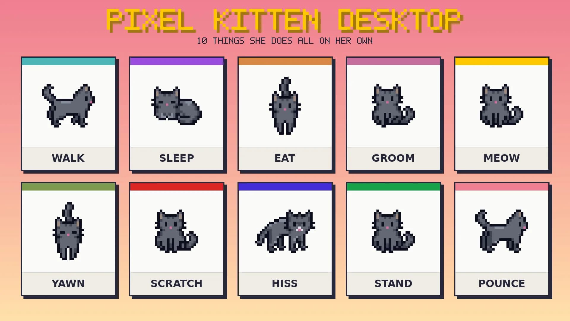 Pixel Kitten Desktop görsel 6