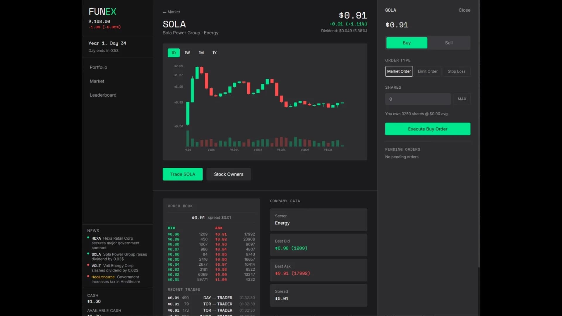 FUNEX: Stock Market Simulator görsel 6