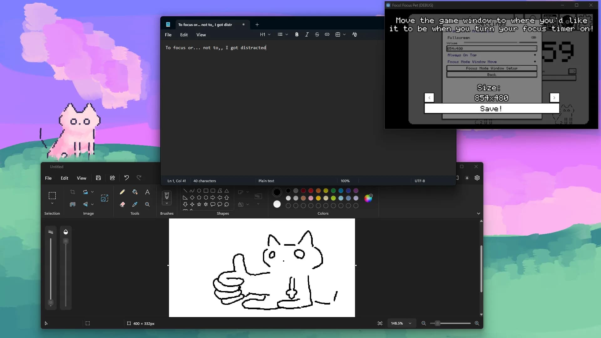 Foco! - Focus Desktop Pet görsel 5