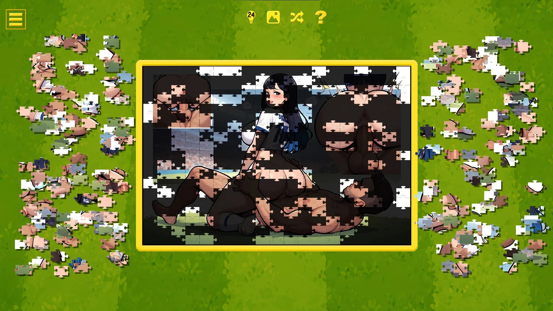 Soccer Cup Girls – Hentai Jigsaw görsel 3