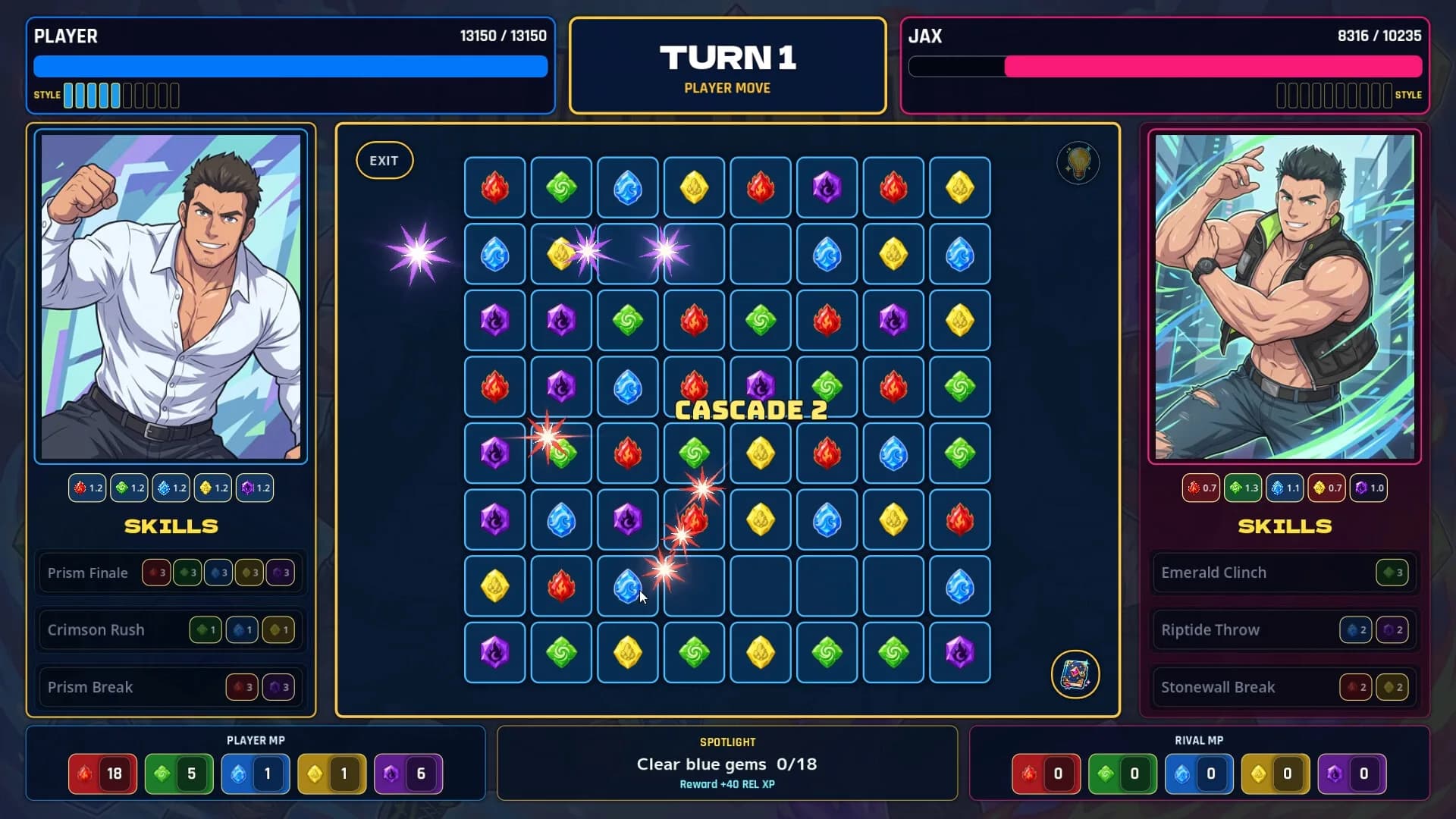 Hunk Battle Gems görsel 3