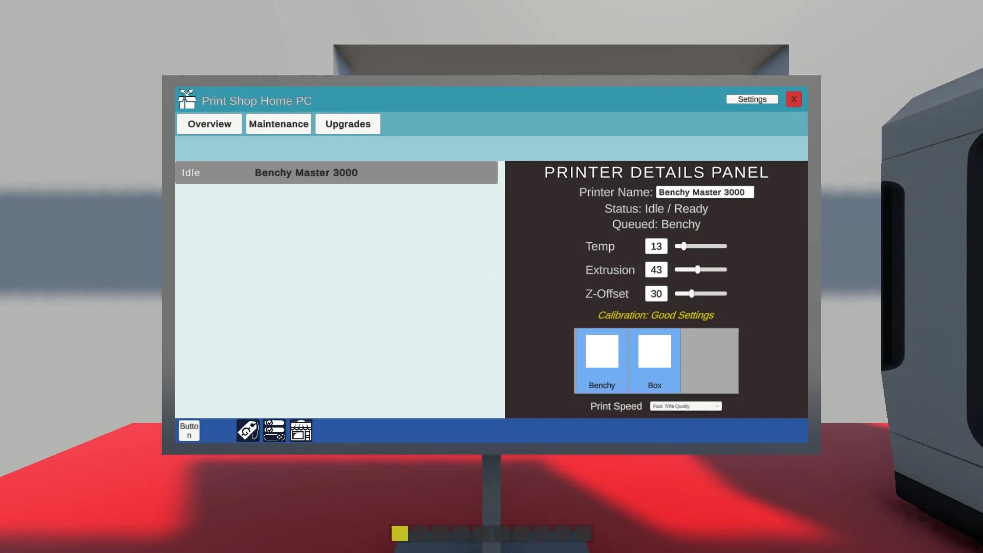 3D Print Shop Simulator görsel 3