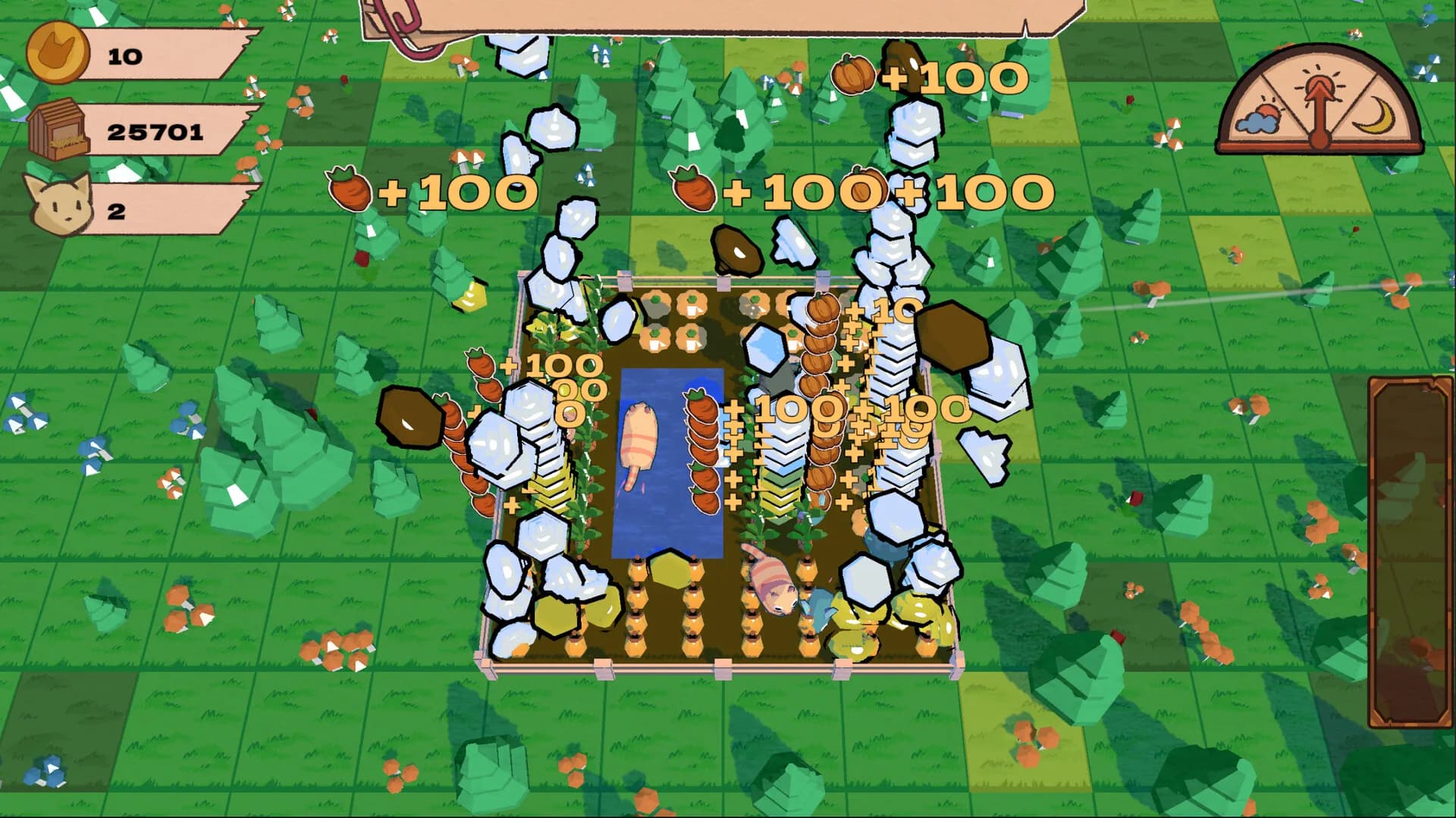 Crazy Farm: Roguelike Idle Building Game görsel 3