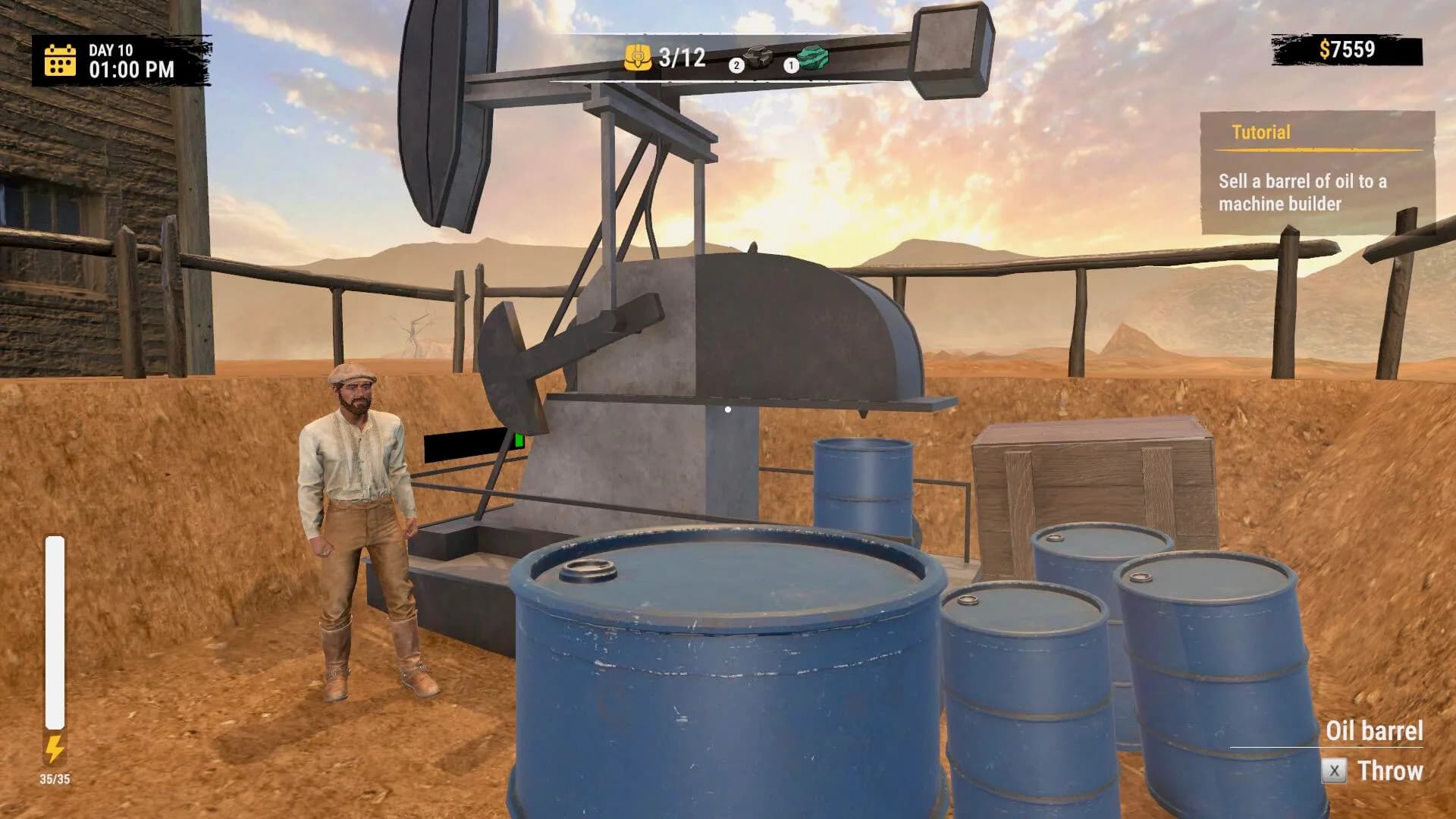 Wild West Miner Simulator: First Gun görsel 4