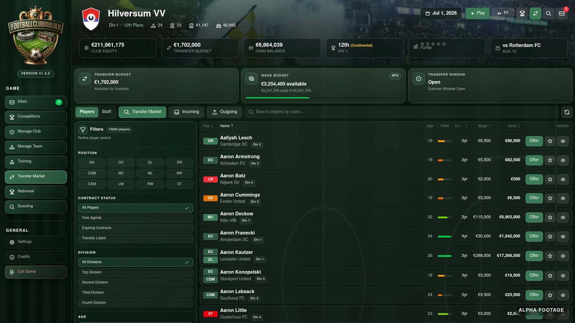 Football Club Builder görsel 7