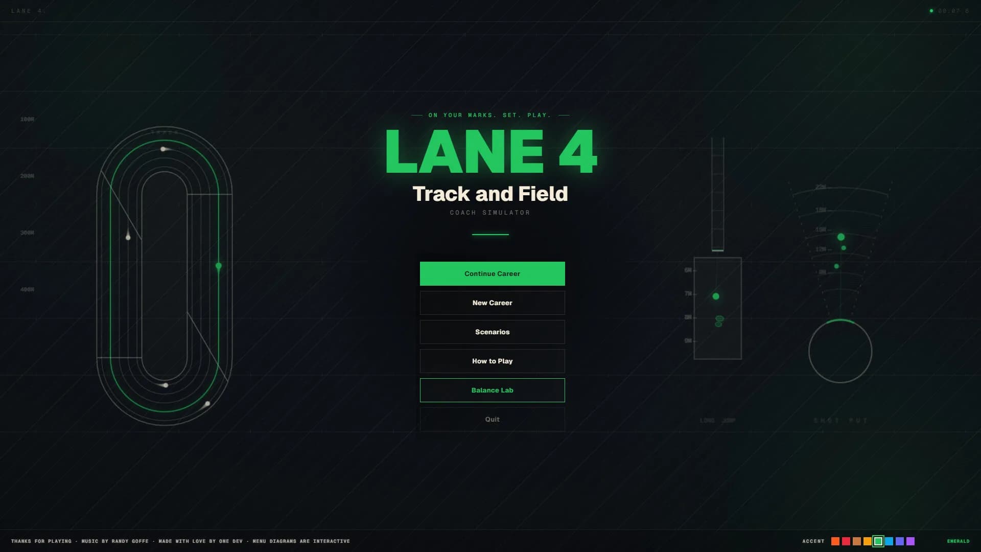 Lane 4: Track and Field Coach Simulator görsel 2
