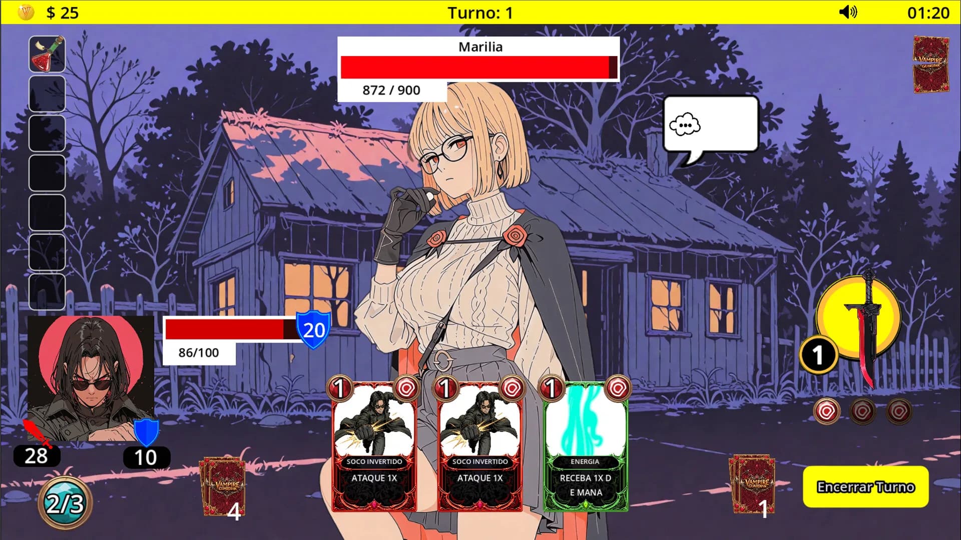 Vampire Guardian - Card Game görsel 3