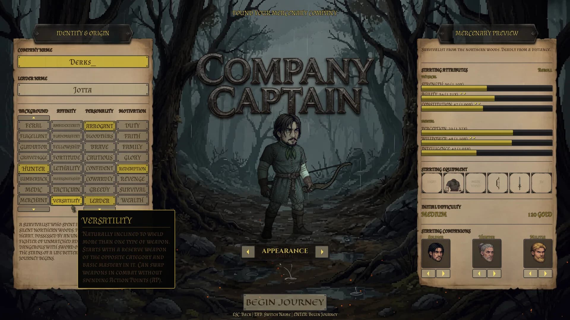 Company Captain: Westashes görsel 2