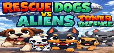 Rescue Dogs vs Aliens Tower Defense görsel 1