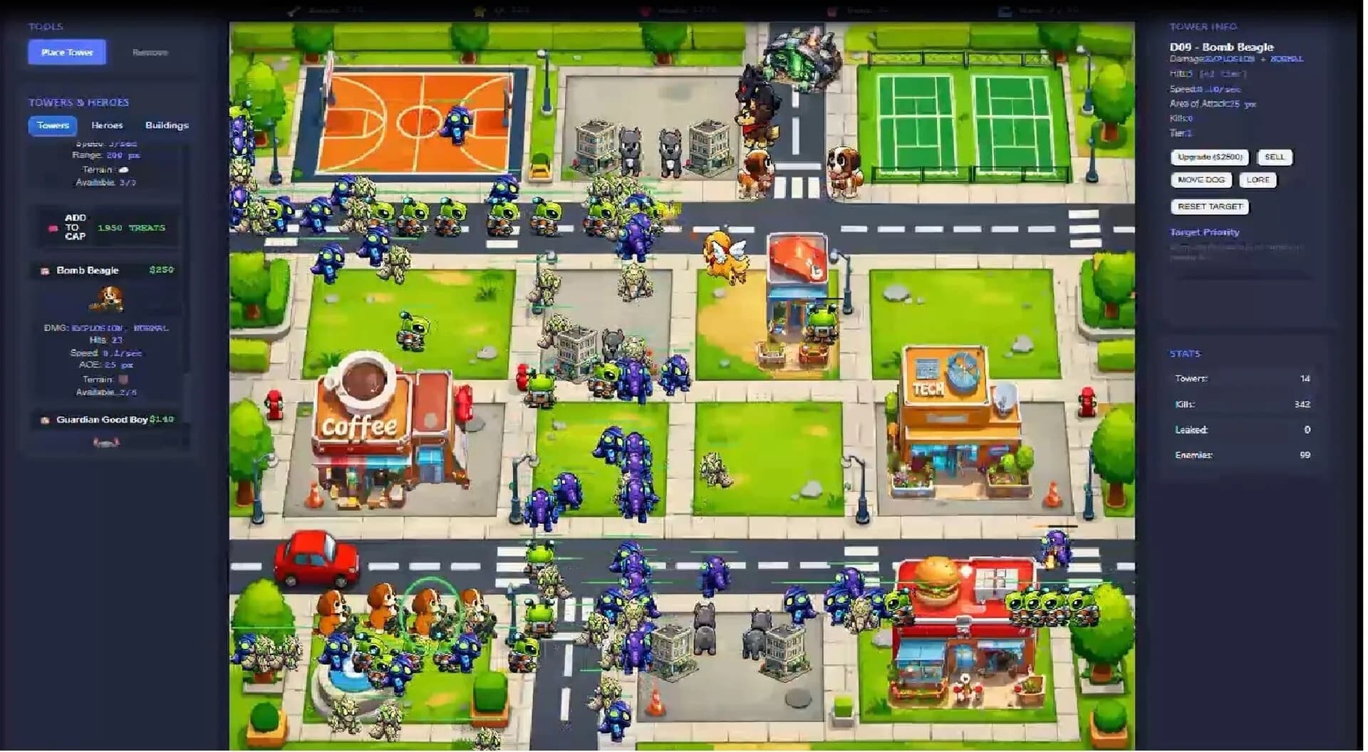 Rescue Dogs vs Aliens Tower Defense görsel 4