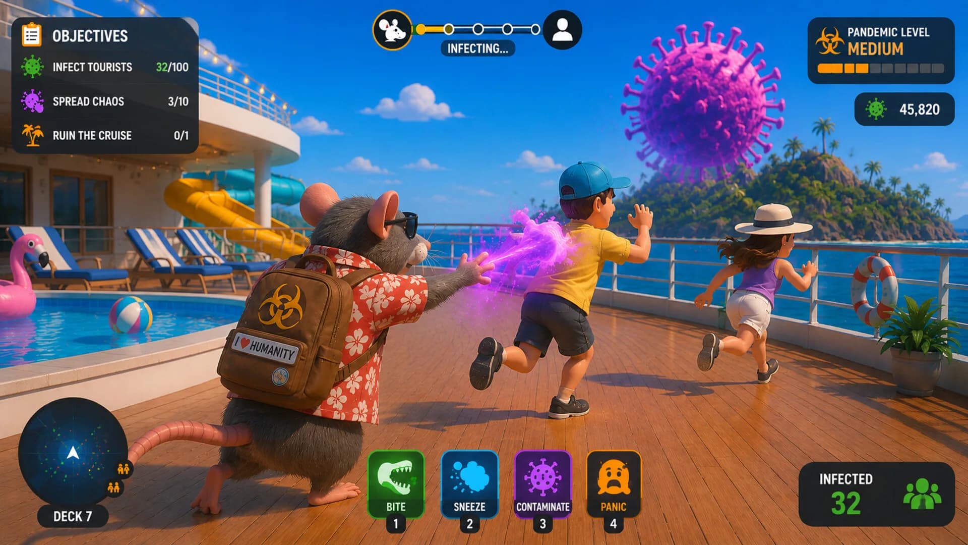Cruise Hantavirus Simulator görsel 2