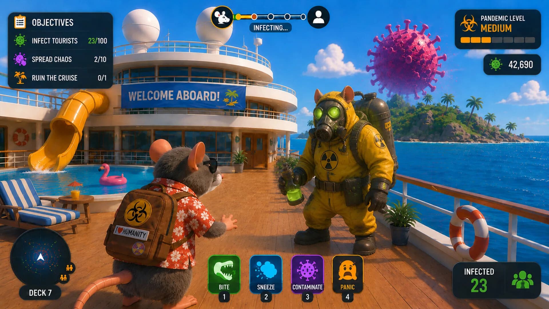 Cruise Hantavirus Simulator görsel 4