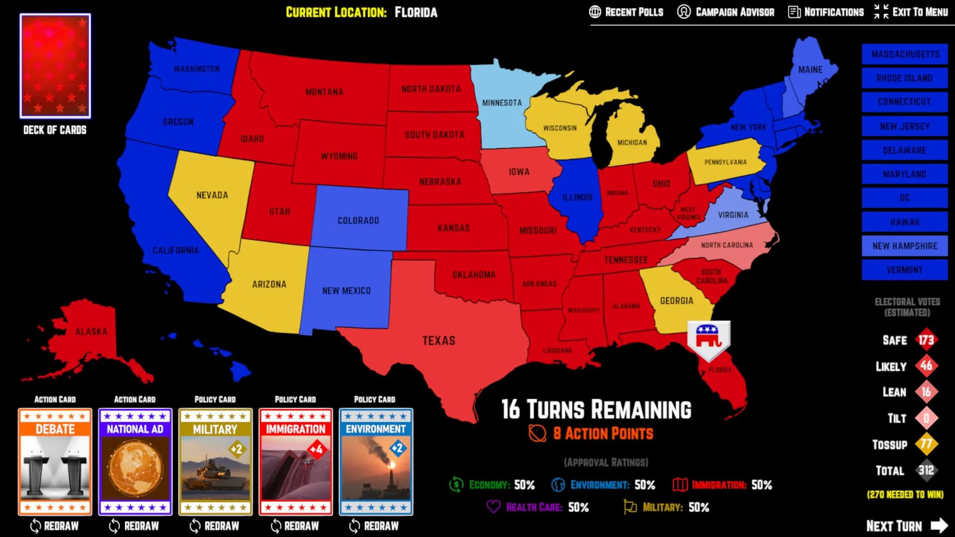 2026 U.S. Election Simulator görsel 2