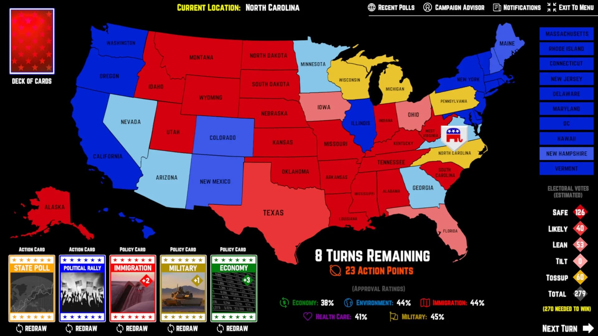 2026 U.S. Election Simulator görsel 14