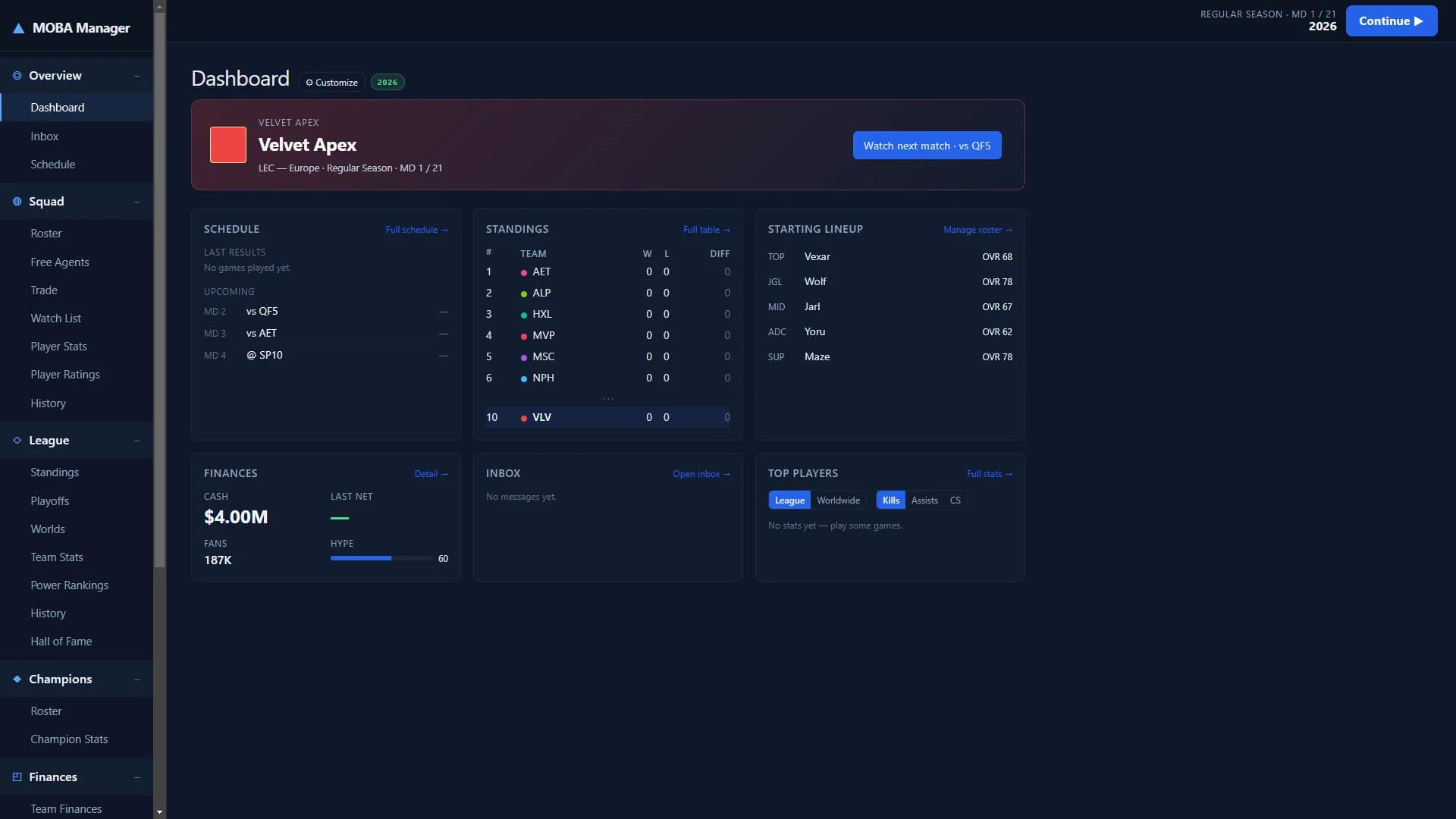 MOBA Manager görsel 3