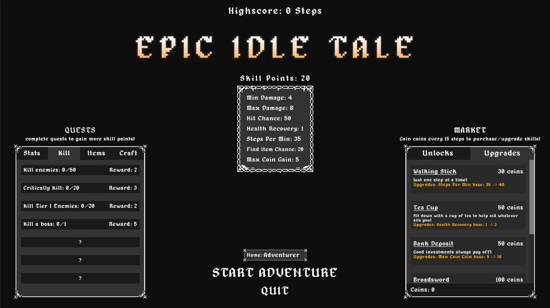 EPIC IDLE TALE görsel 3
