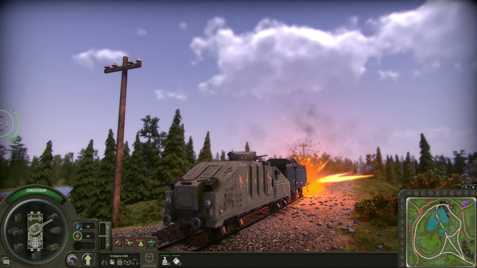 Armored Train Warfare görsel 2