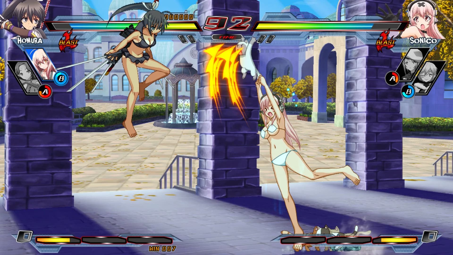 Nitroplus Blasterz: Heroines Infinite Duel görsel 12