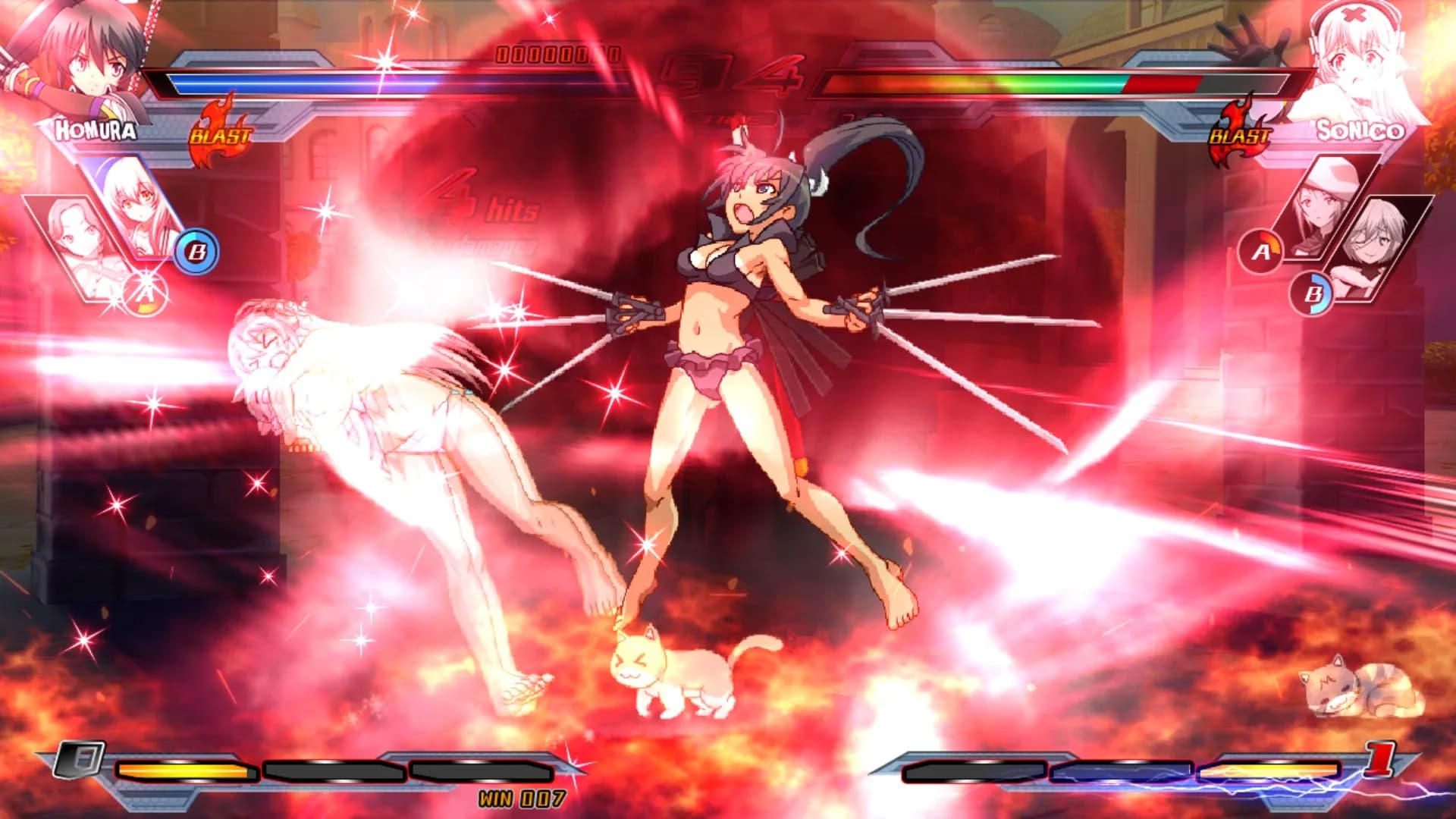 Nitroplus Blasterz: Heroines Infinite Duel görsel 13