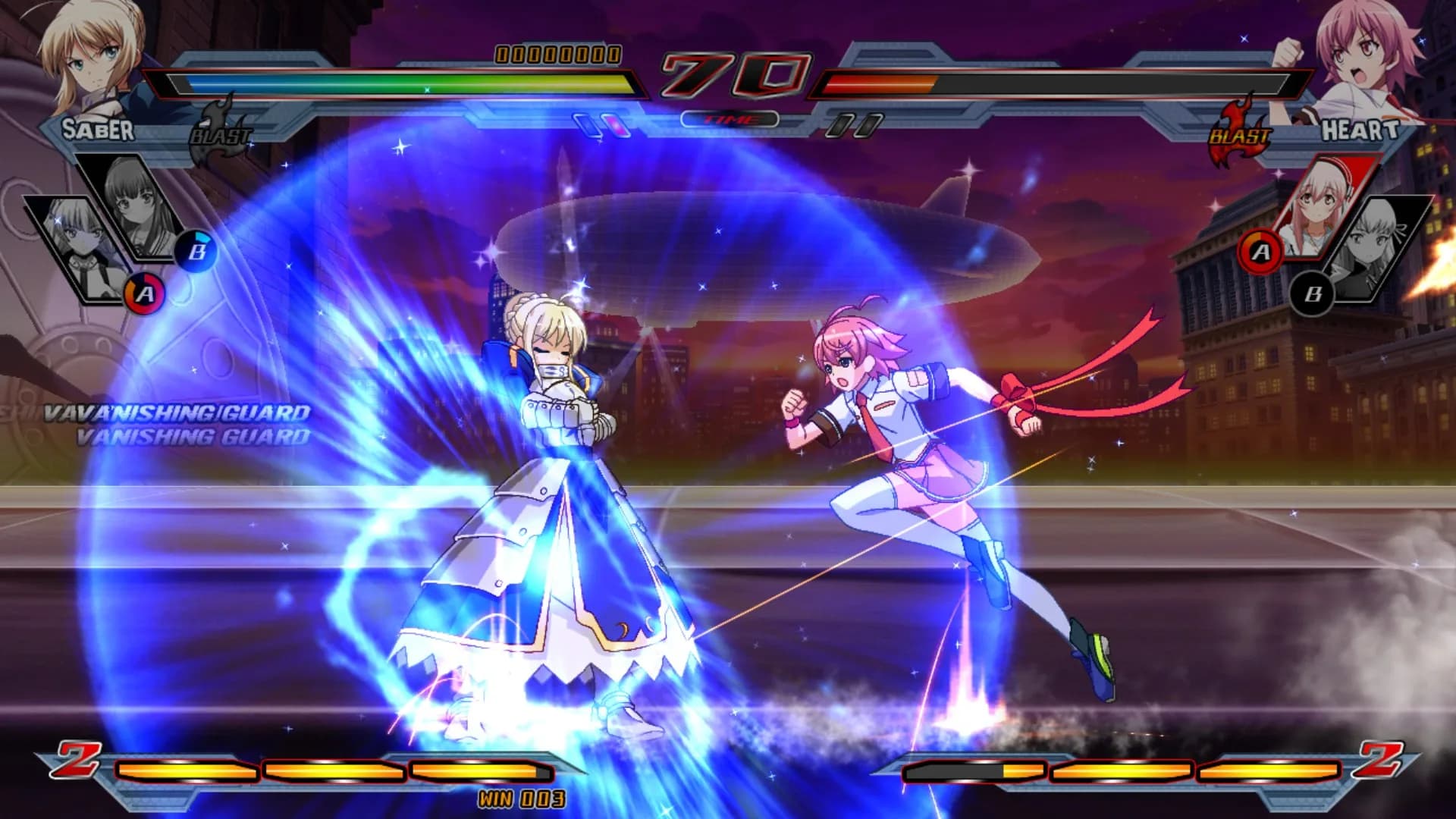 Nitroplus Blasterz: Heroines Infinite Duel görsel 16