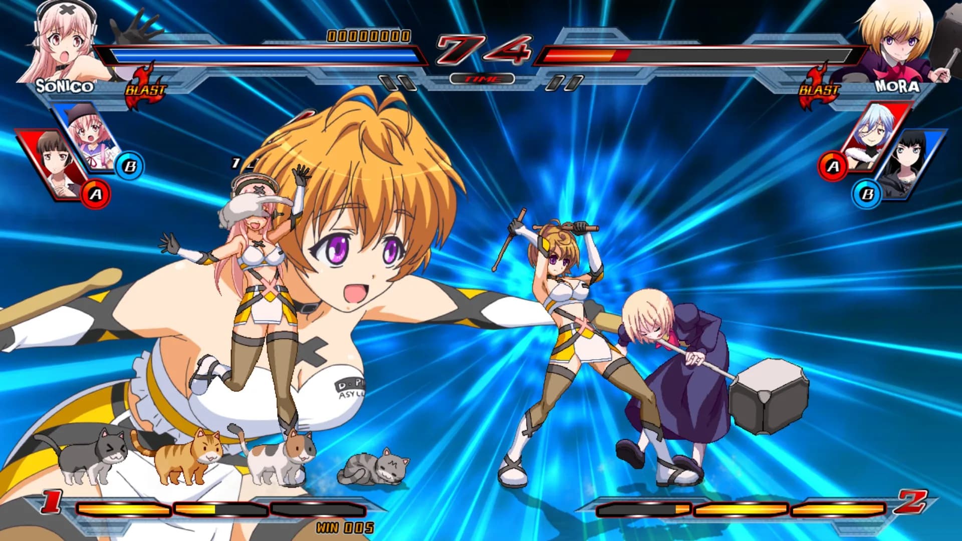 Nitroplus Blasterz: Heroines Infinite Duel görsel 19