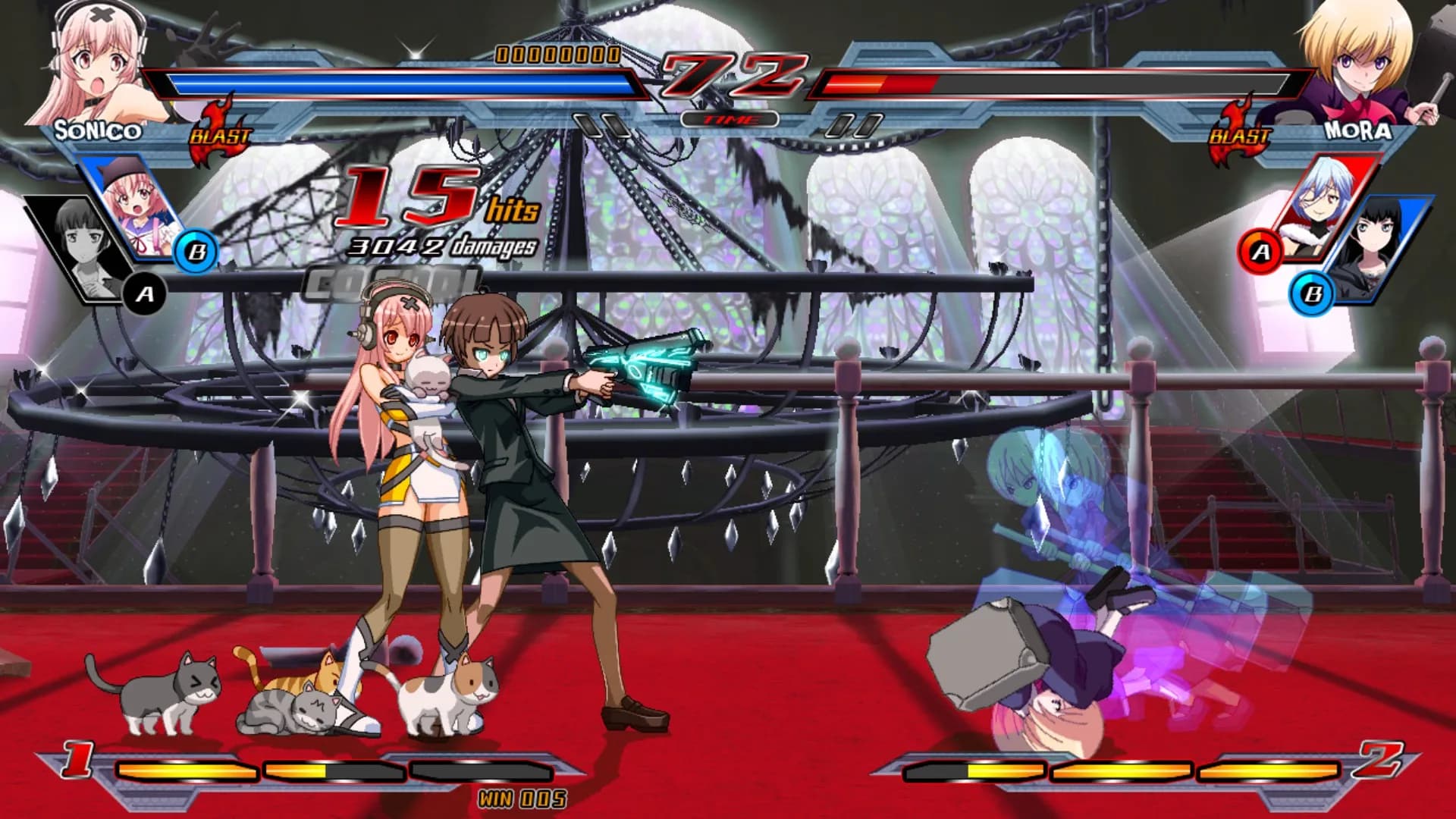 Nitroplus Blasterz: Heroines Infinite Duel görsel 20