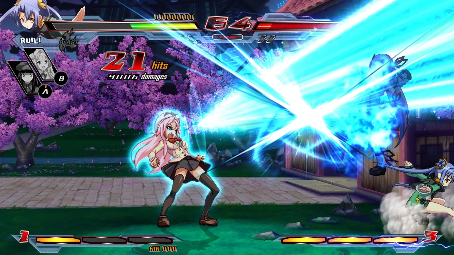Nitroplus Blasterz: Heroines Infinite Duel görsel 5
