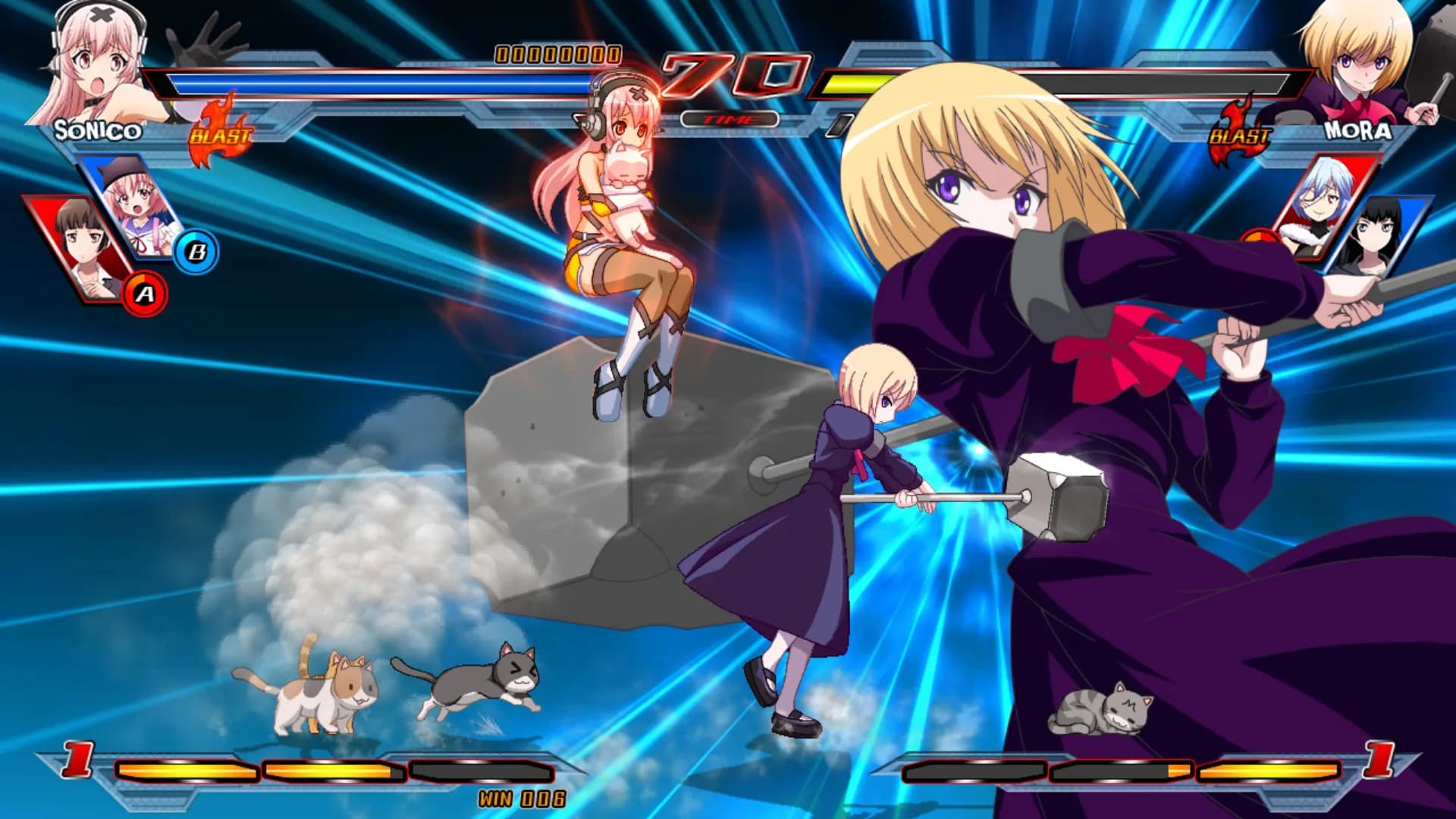 Nitroplus Blasterz: Heroines Infinite Duel görsel 9
