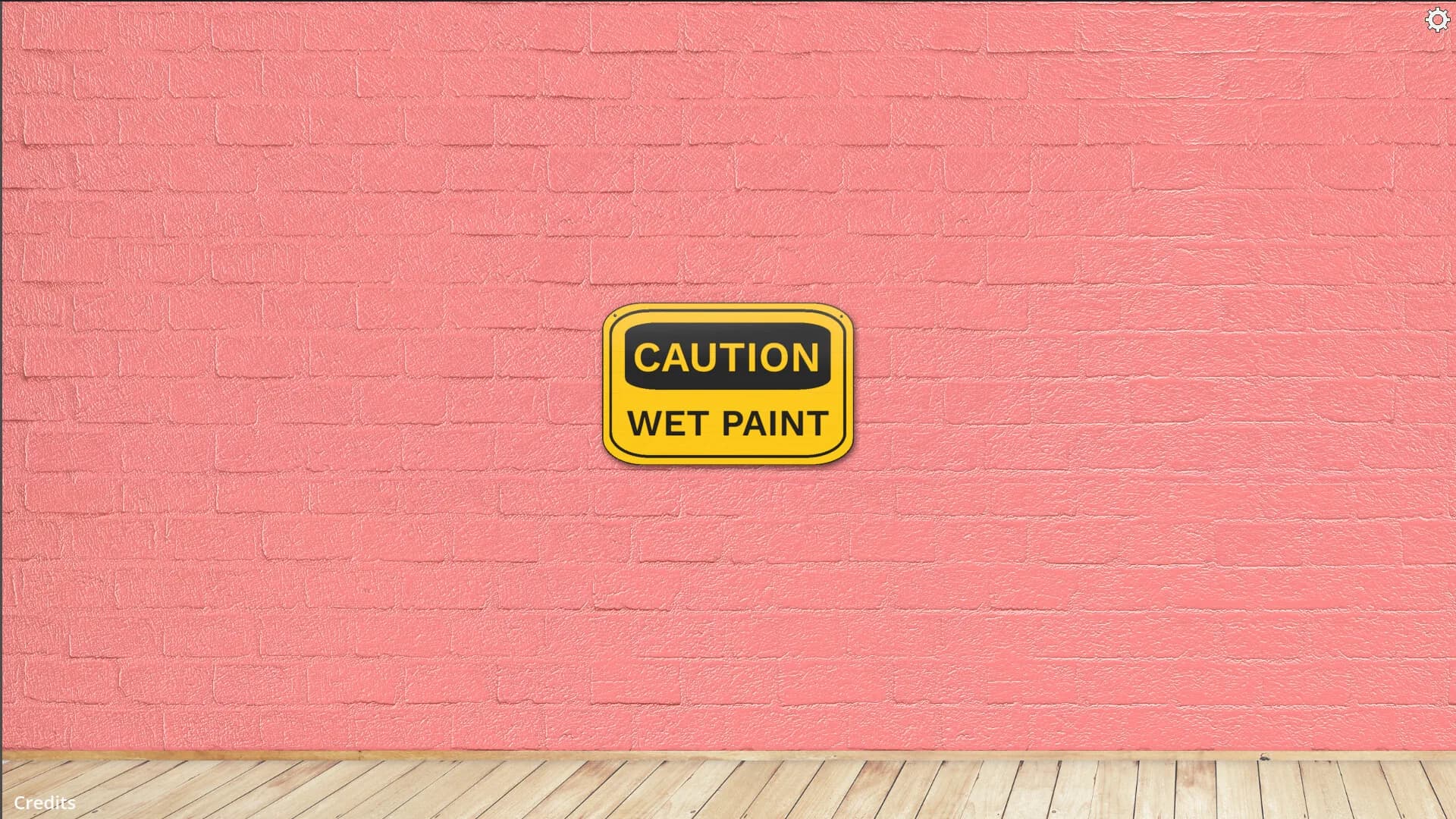 CAUTION WET PAINT görsel 4