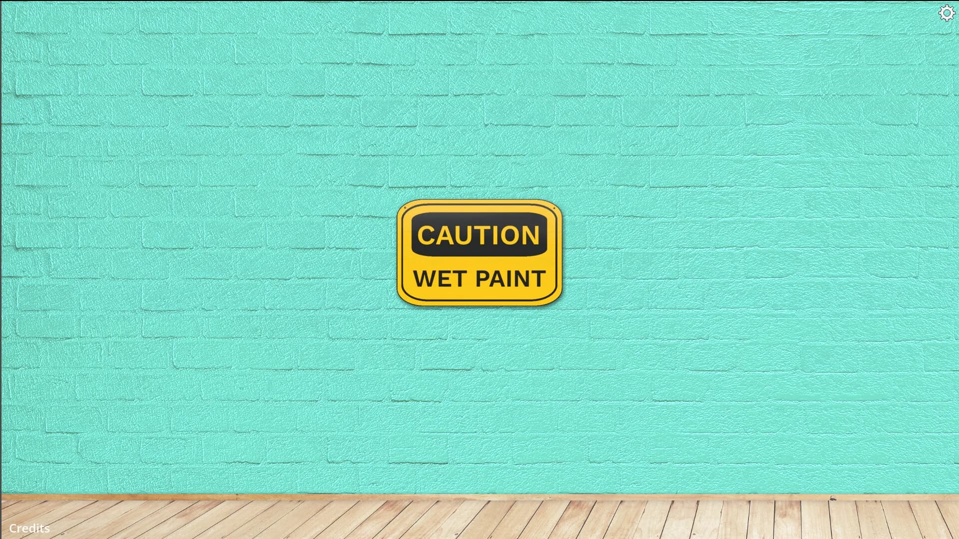 CAUTION WET PAINT görsel 5