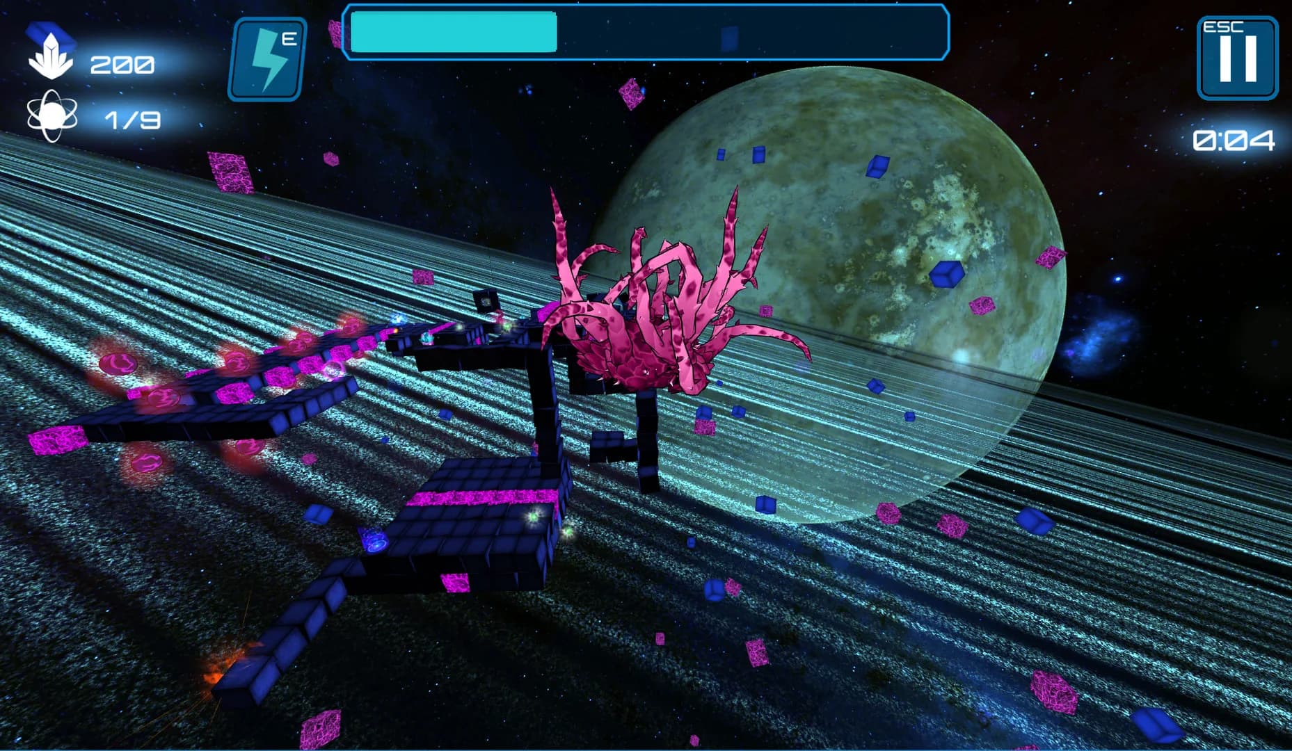 Deep Blue 3D Maze in Space görsel 12