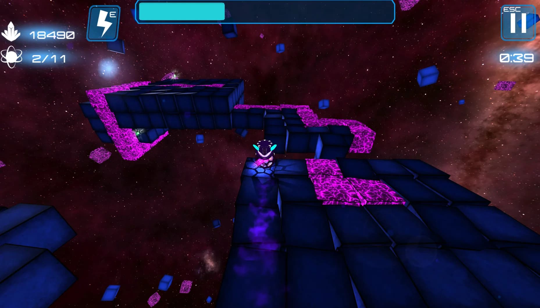 Deep Blue 3D Maze in Space görsel 17