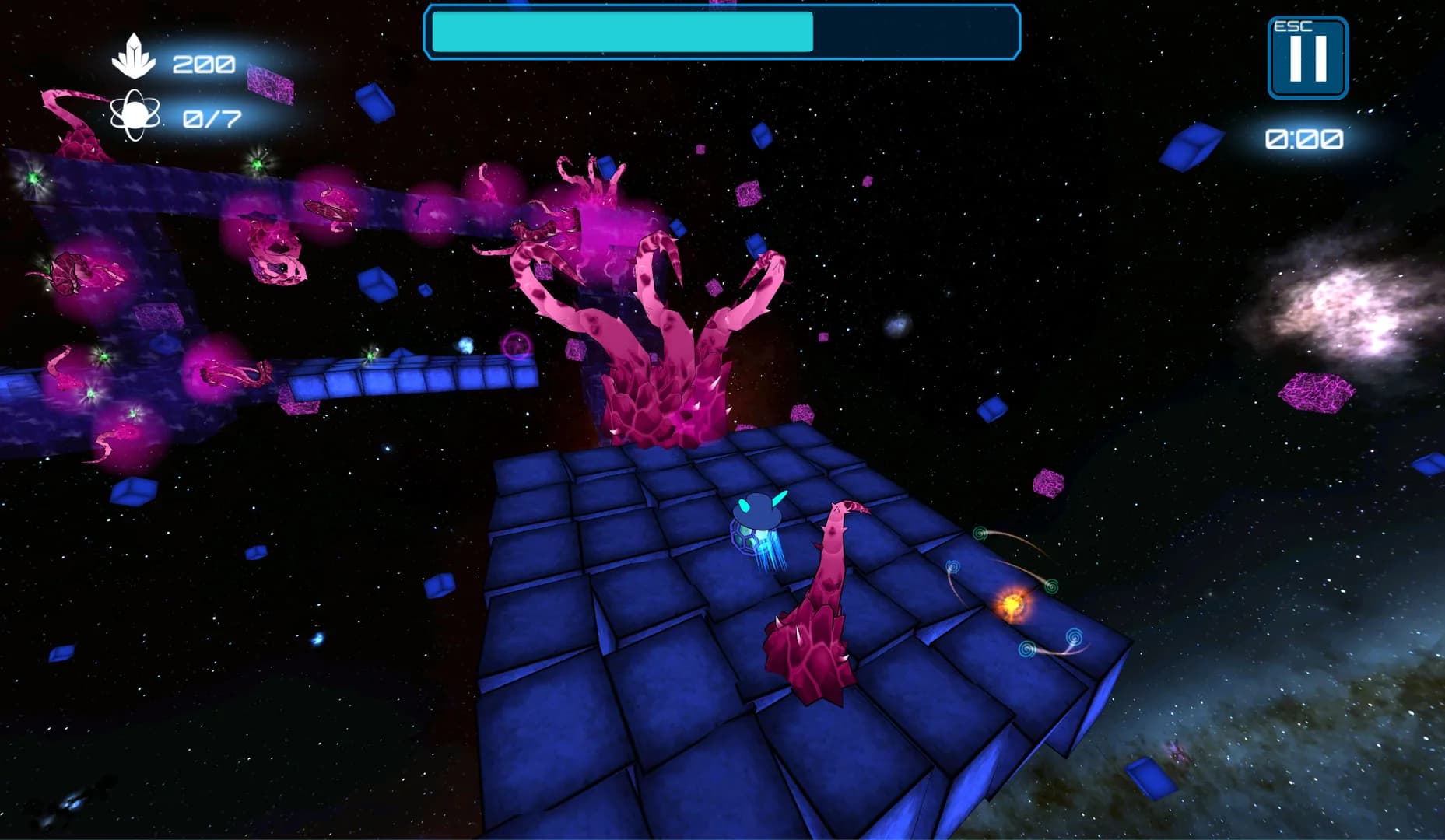 Deep Blue 3D Maze in Space görsel 18