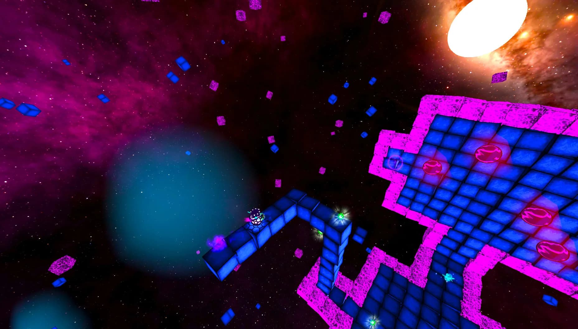 Deep Blue 3D Maze in Space görsel 20