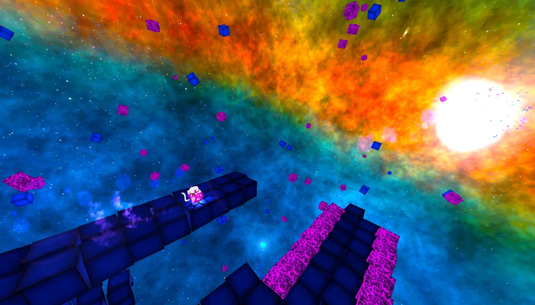 Deep Blue 3D Maze in Space görsel 6