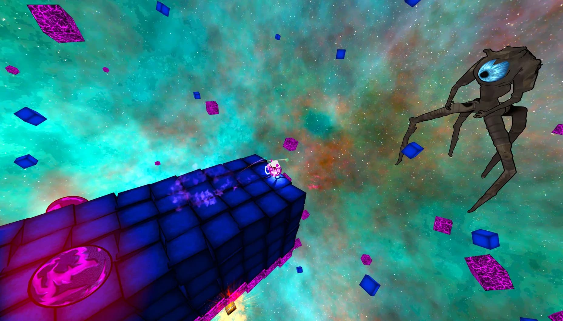 Deep Blue 3D Maze in Space görsel 9