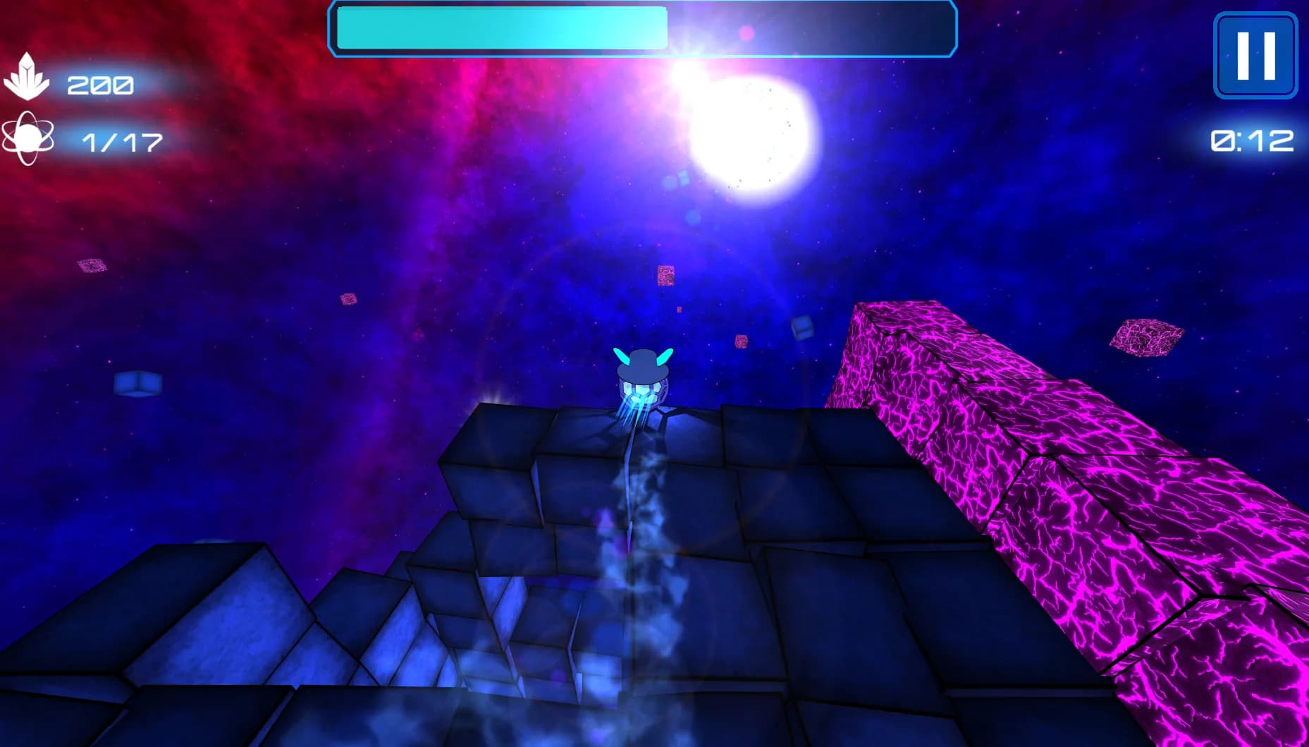 Deep Blue 3D Maze in Space görsel 11