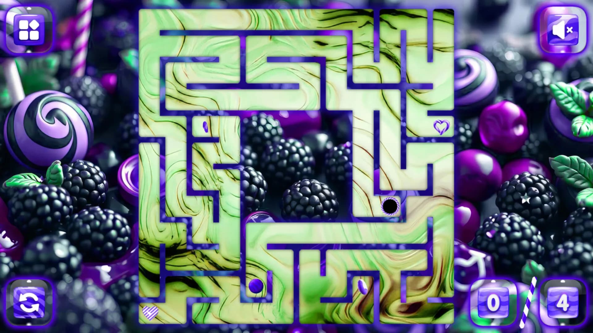 Sweetie Candy Maze: Blackberry görsel 3