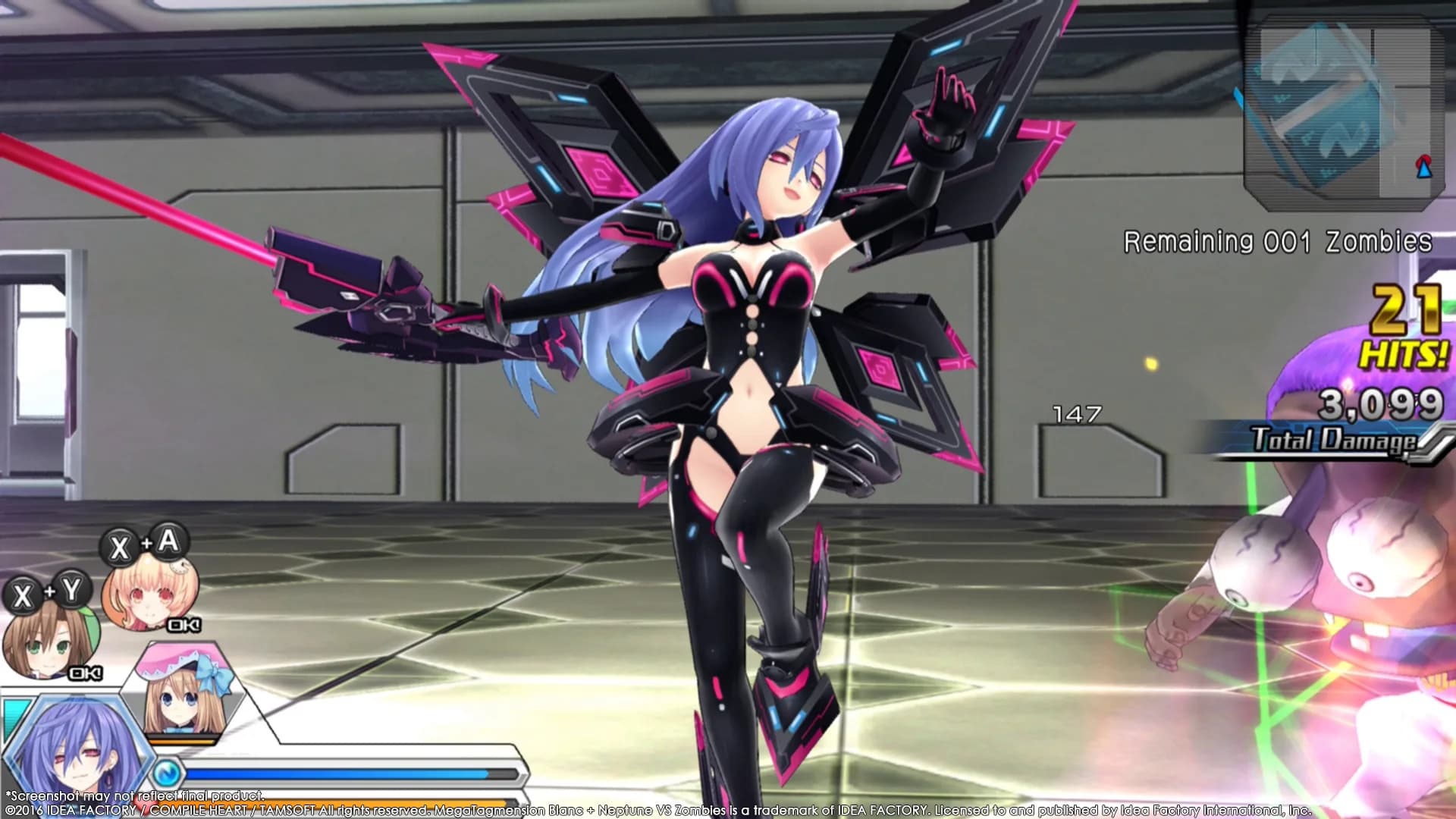 MegaTagmension Blanc + Neptune VS Zombies (Neptunia) görsel 13