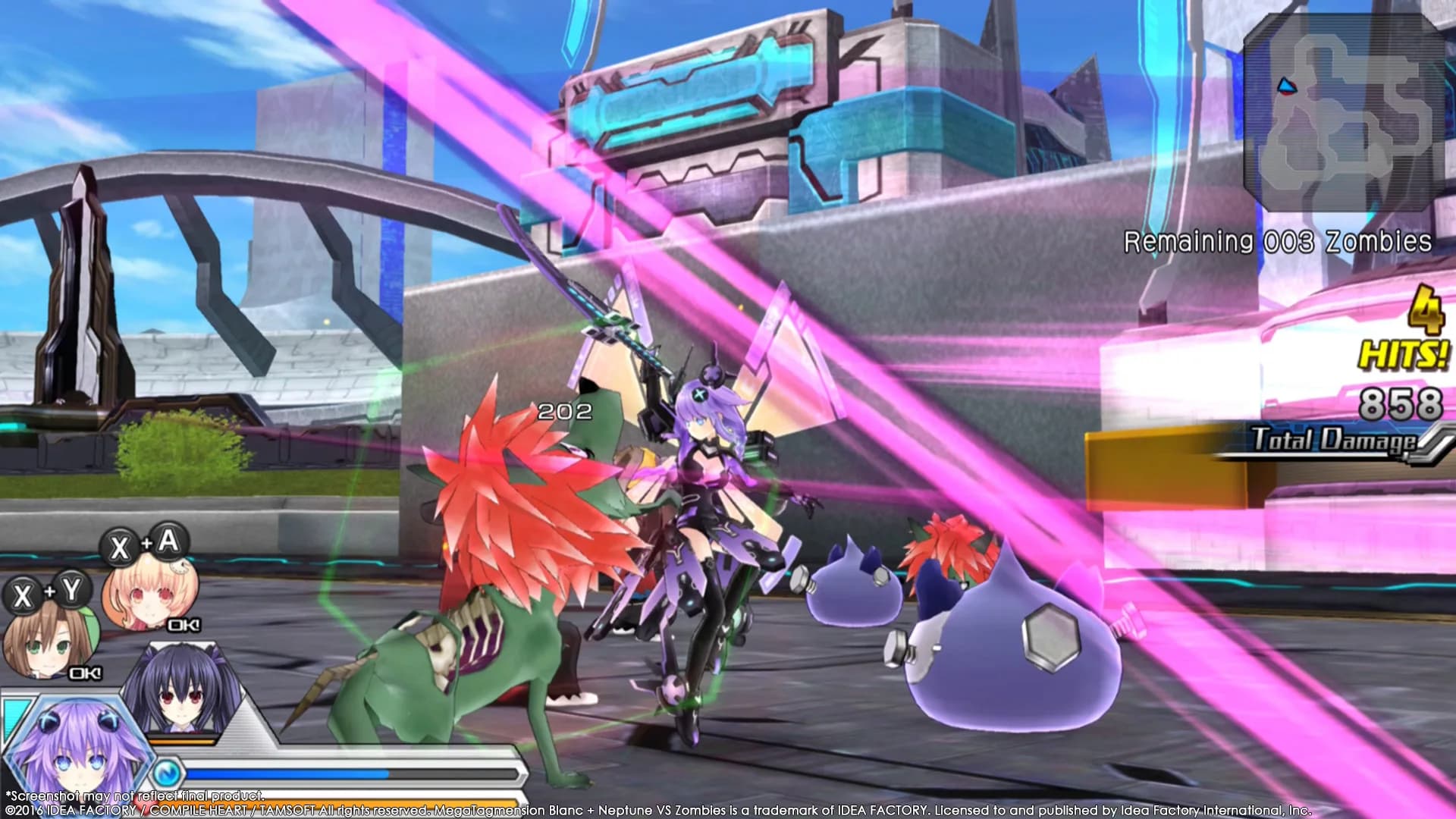 MegaTagmension Blanc + Neptune VS Zombies (Neptunia) görsel 6