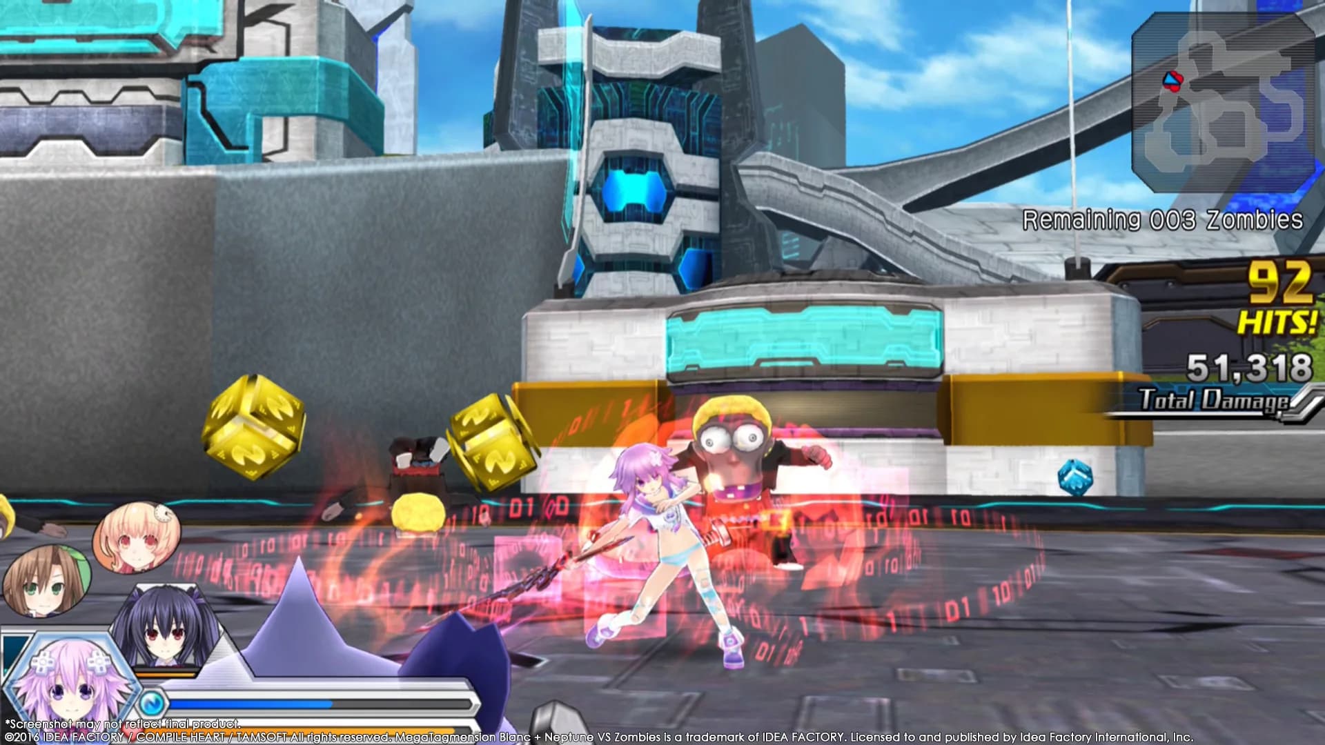 MegaTagmension Blanc + Neptune VS Zombies (Neptunia) görsel 11